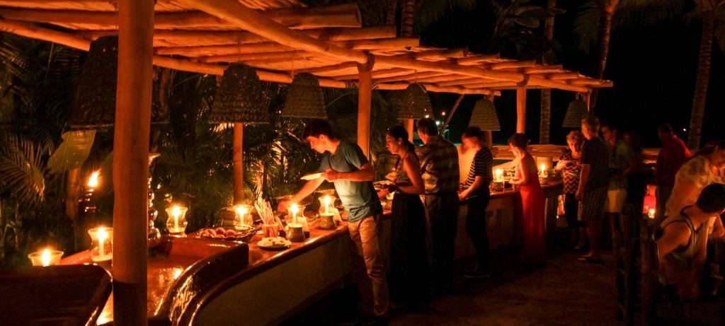 Rhythms of the Night food in Vallarta, Mexico