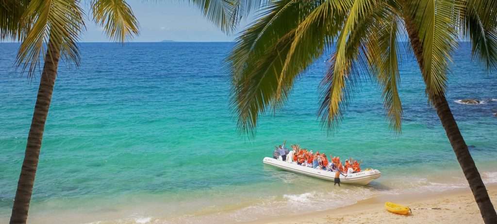 Beach landing, Puerto Vallarta.