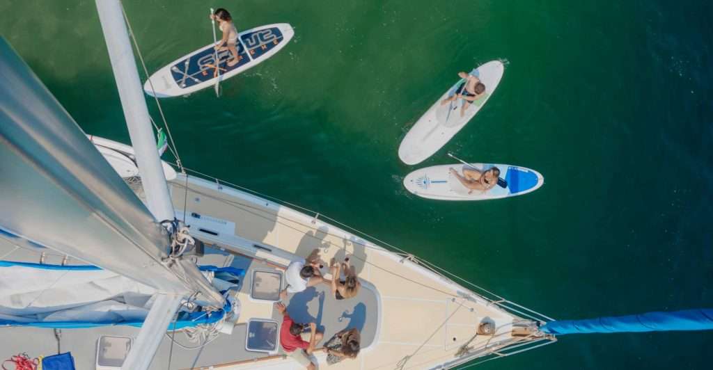 Paddle Board Luxury Sail Catamaran in Vallarta