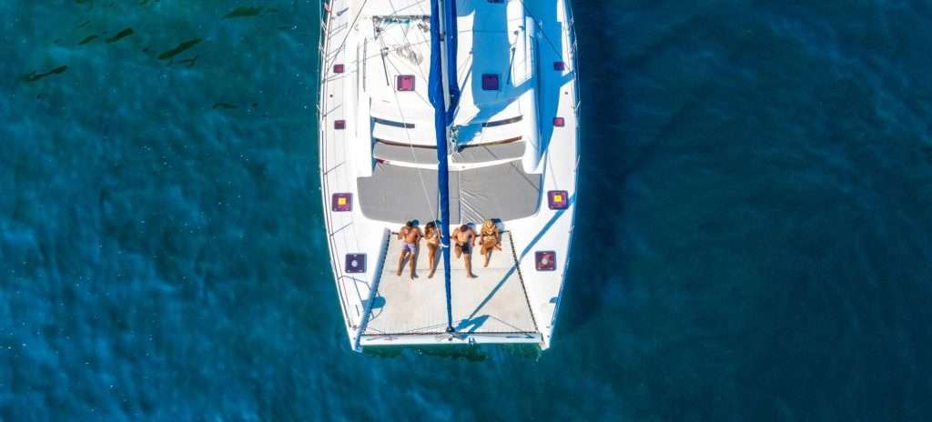 Aft Deck sunning in Vallarta.