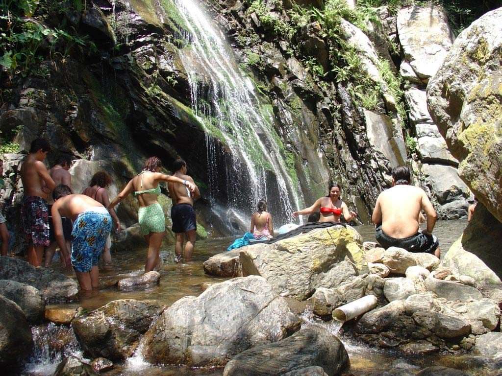 Waterfall in Yelapa.
