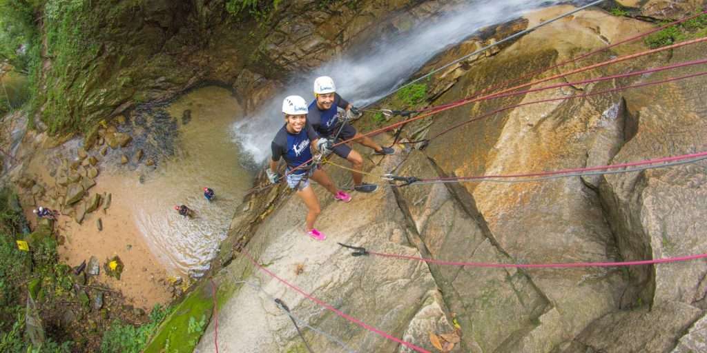 Rappelling in Puerto Vallarta.