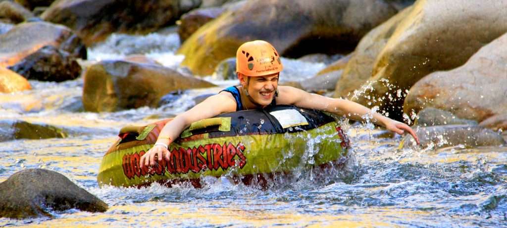 Tubing at River Expedition in Vallarta, Mexico