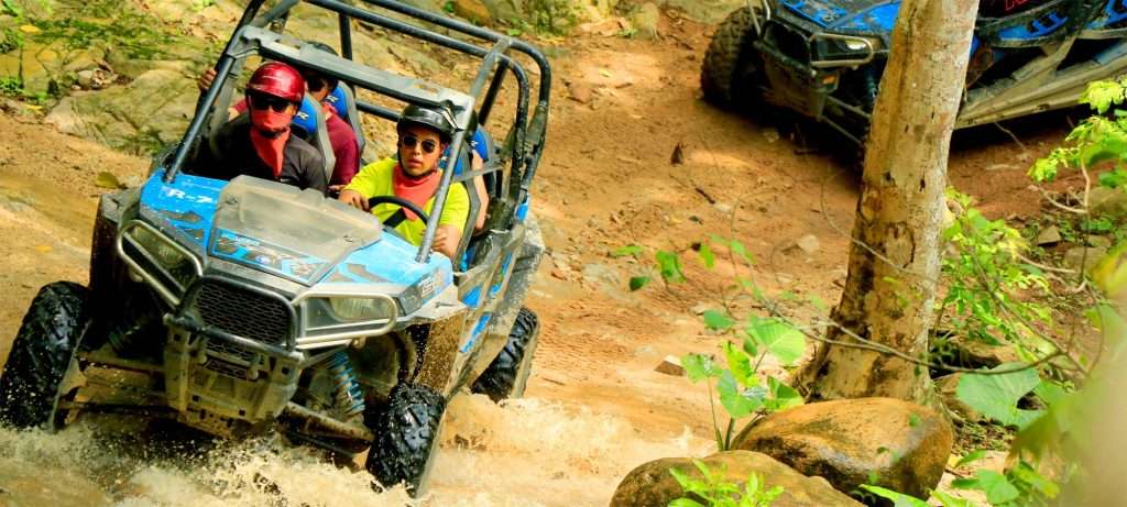 Polaris RZR at River Canopy.