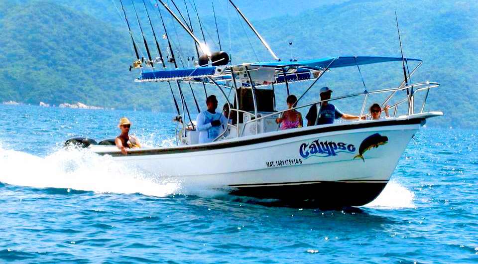 Calypso fishing in Vallarta.