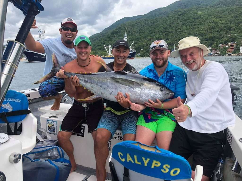 Group with Tuna in Vallarta,