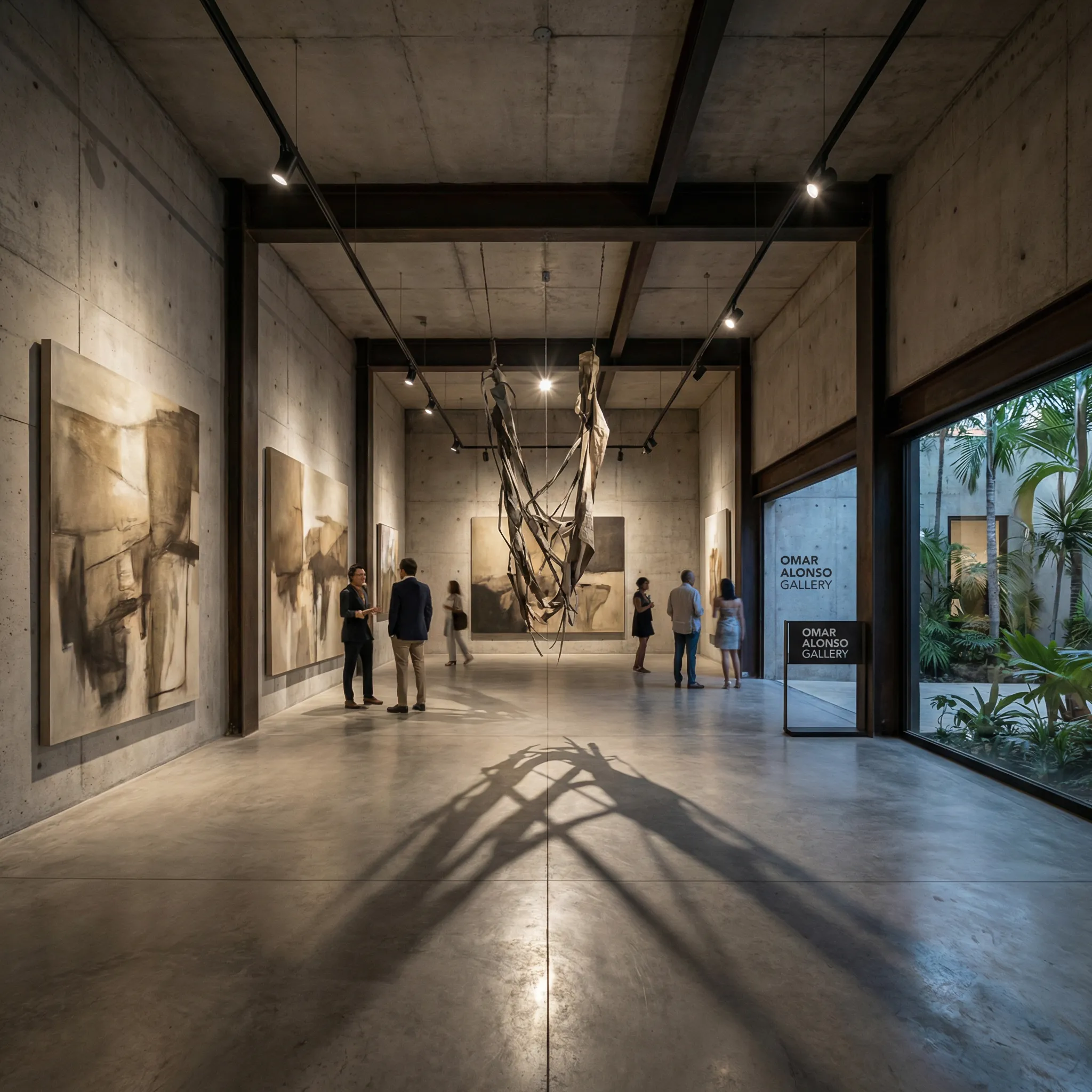 Interior Galería Omar Alonso